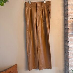 Abercrombie‎ & Fitch Vegan Leather Straight Pants